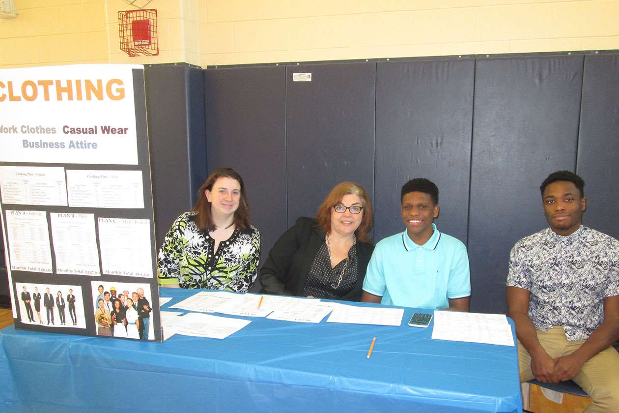 Credit for Life table with volunteers and students