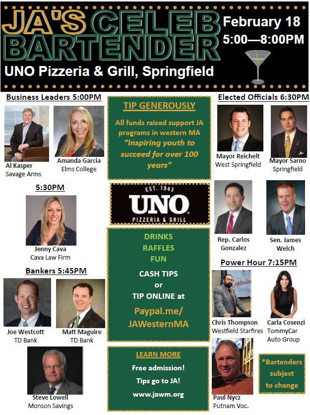 JA’s Celebrity Bartender Event | JAWM